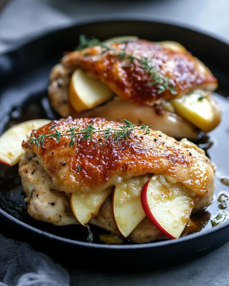 Apple and Brie Stuffed Chicken 3