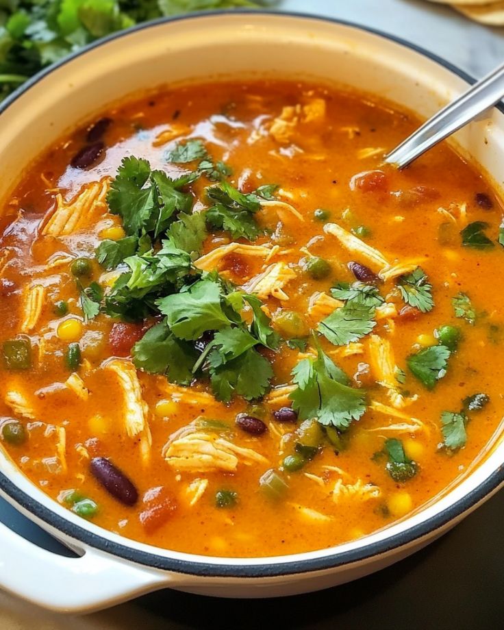 Chicken Enchilada Soup