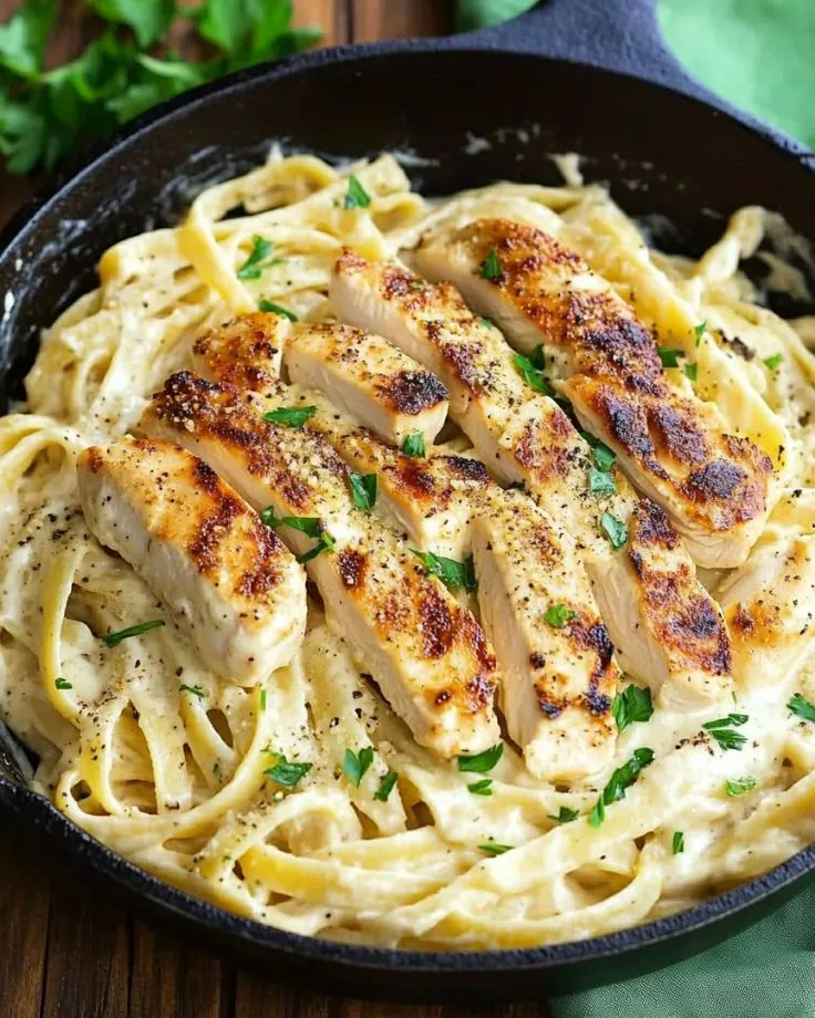 Chicken Fettuccine Alfredo 3