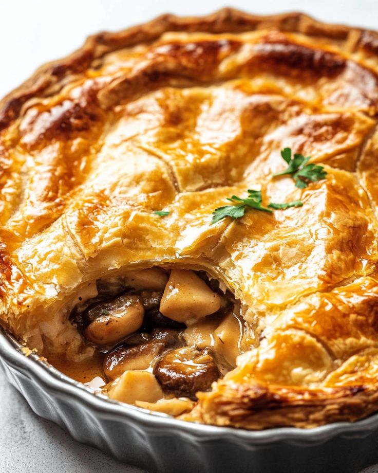 Chicken and Mushroom Pie