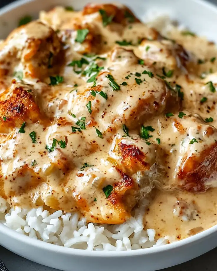 Creamy Smothered Chicken and Rice 2