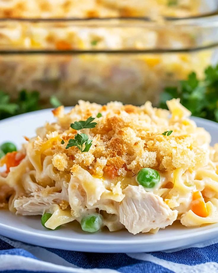 Easy Chicken Noodle Casserole