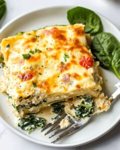 creamy-white-chicken-and-spinach-lasagna-savorandnest