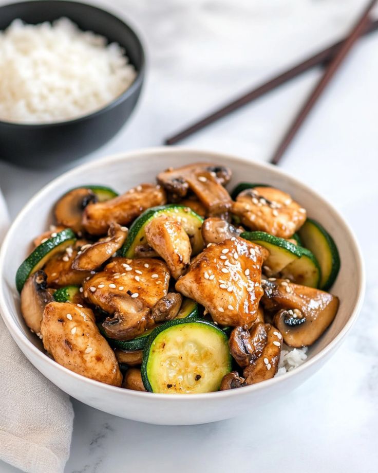 Homemade Panda Express Mushroom Chicken