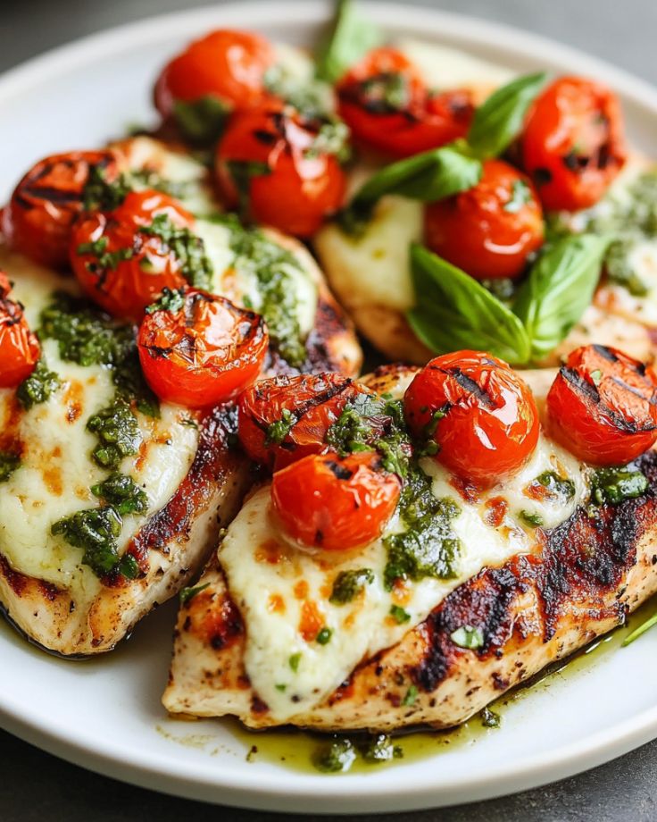 Grilled Chicken Margherita – A Simple & Flavor-Packed Delight