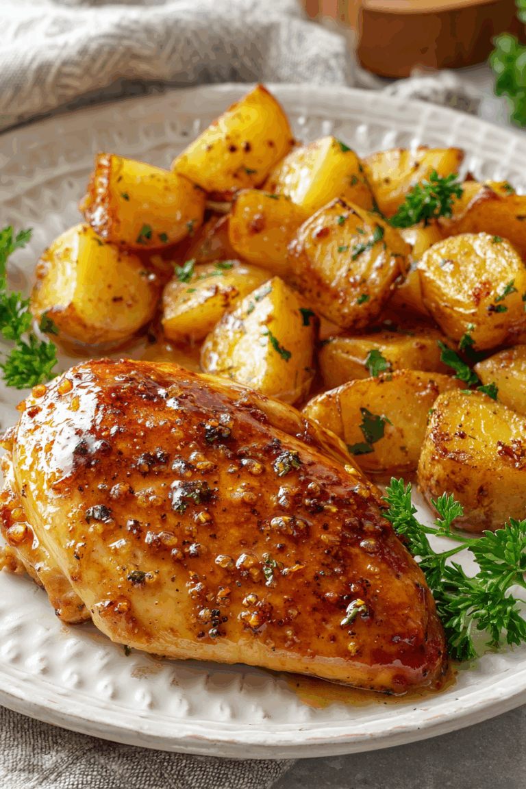 Delicious Sheet Pan Chicken and Potatoes 5