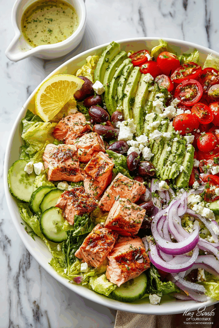 Easy Avocado Salmon Salad 1