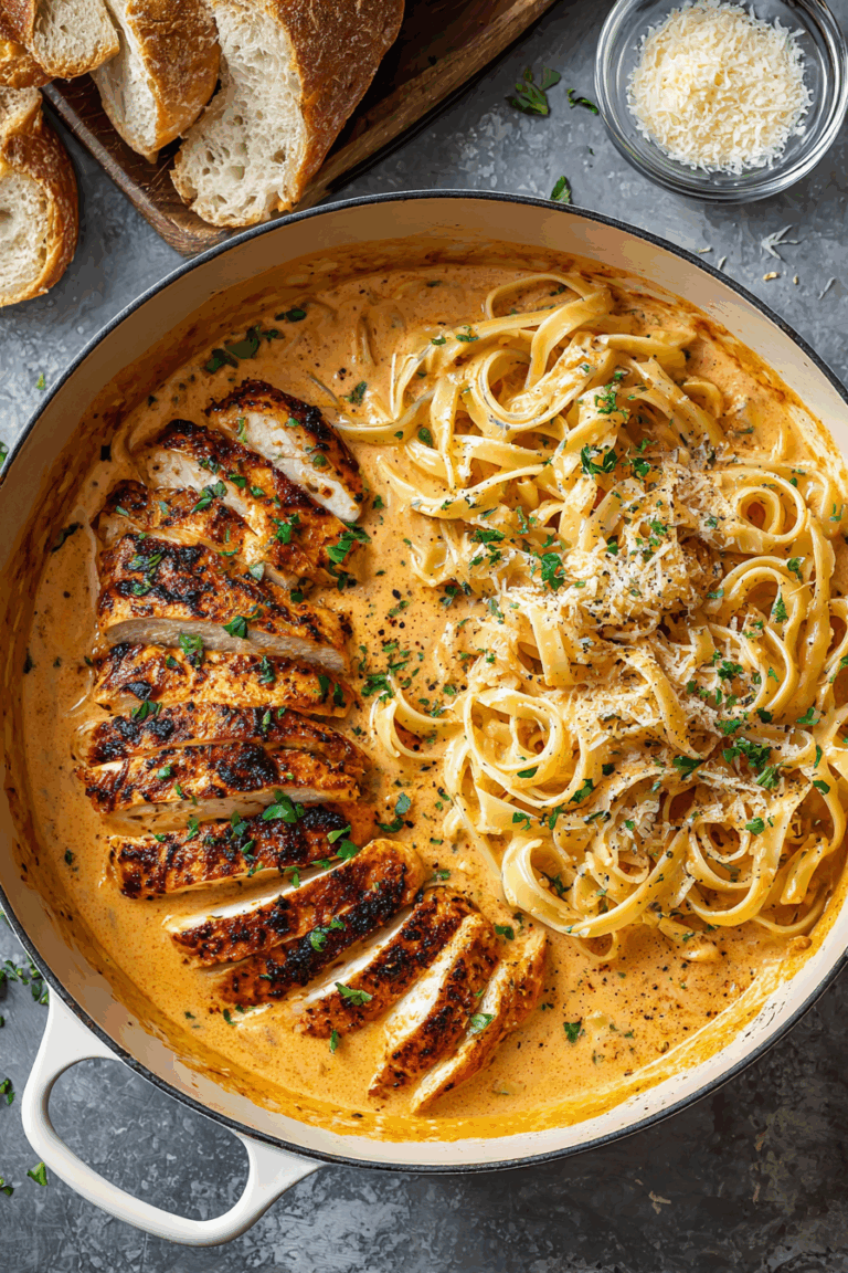 Easy Creamy Cajun Chicken Pasta 6