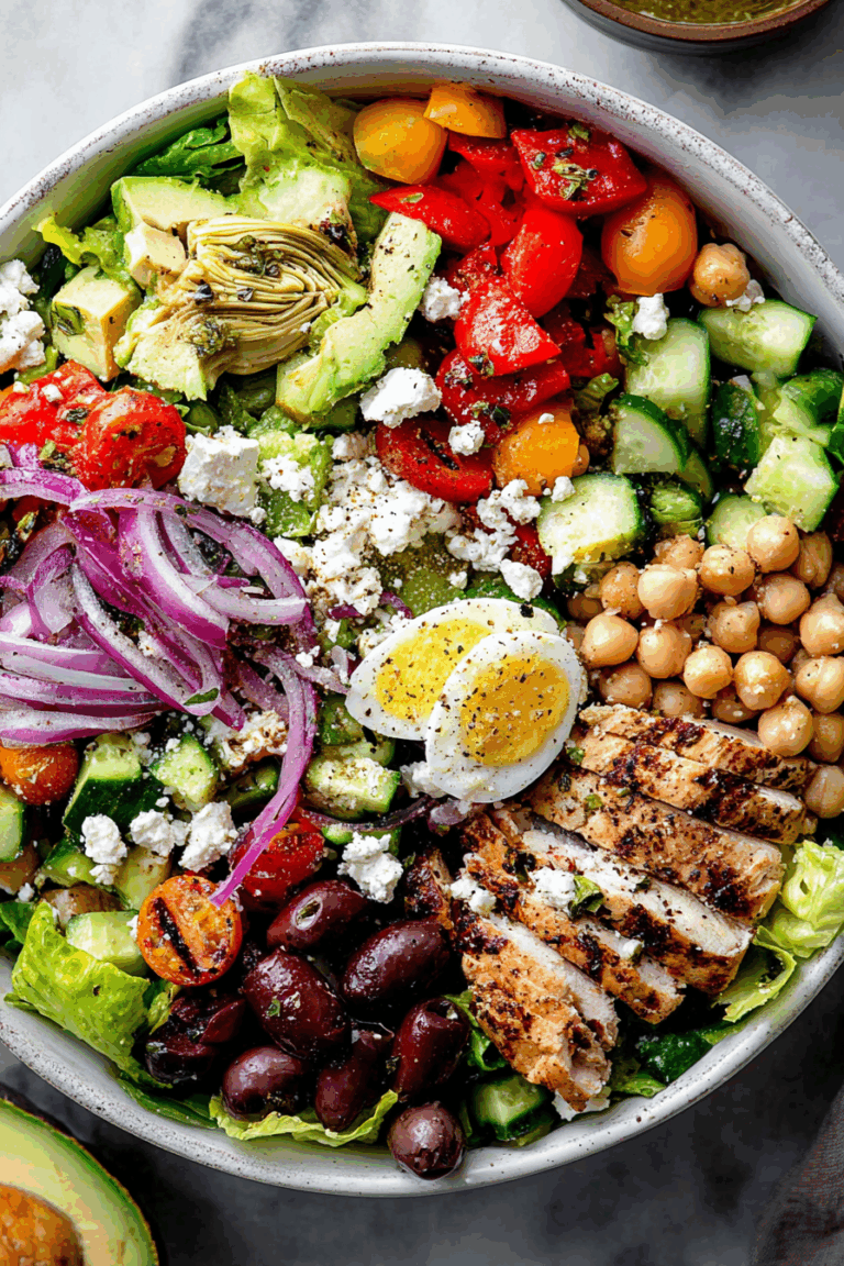 Easy Greek-inspired Cobb Salad 3