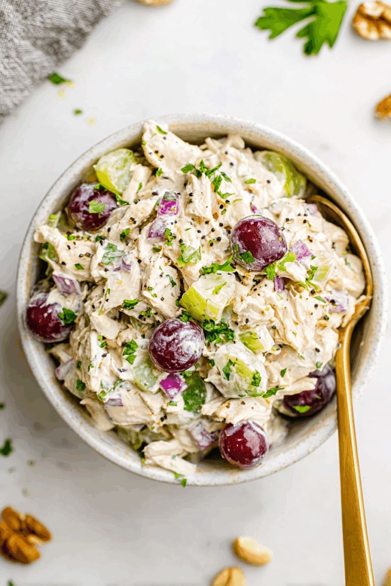 Healthy Delicious Greek Yogurt Chicken Salad 1