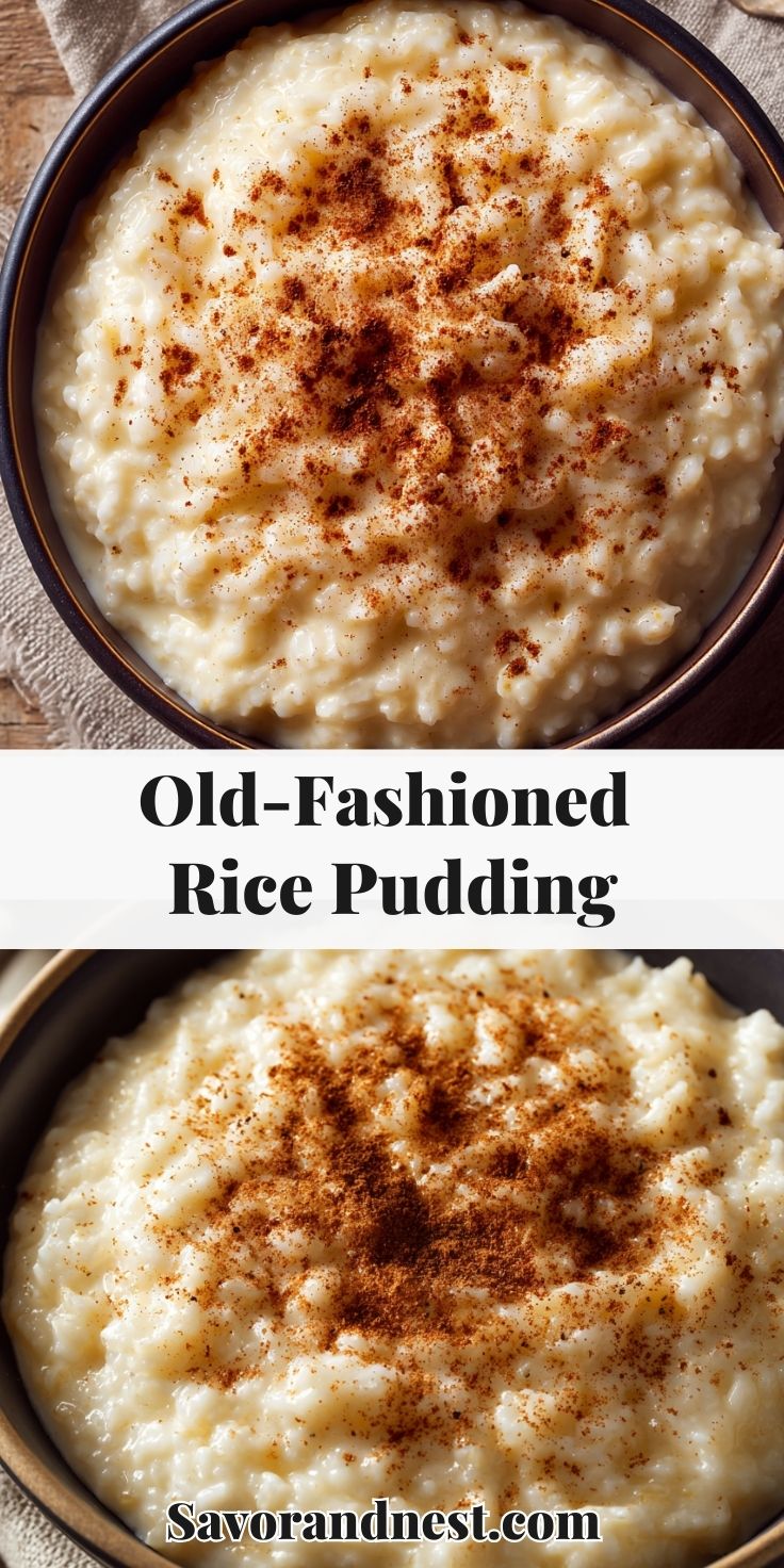 Old Time Rice Old-Fashioned Rice Pudding – savorandnest.com