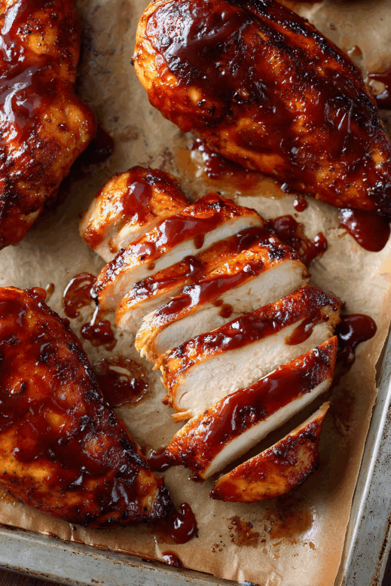 Simple Delicious Oven Roasted BBQ Chicken 2