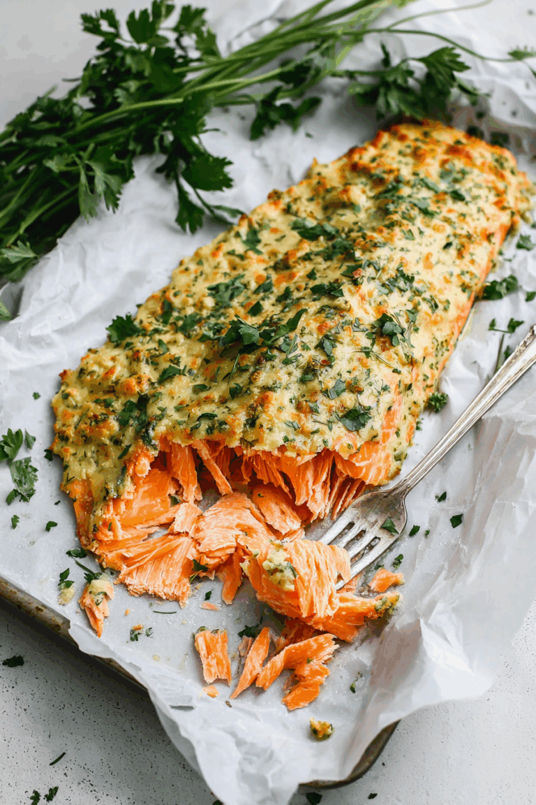 Simple Easy Dijon-Crusted Oven Salmon 3