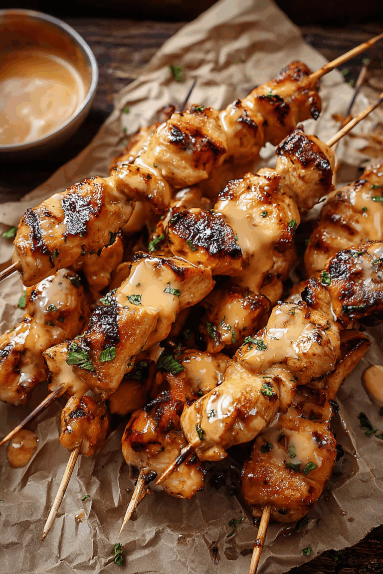 Sweet Spicy Bang Bang Chicken Skewers 6