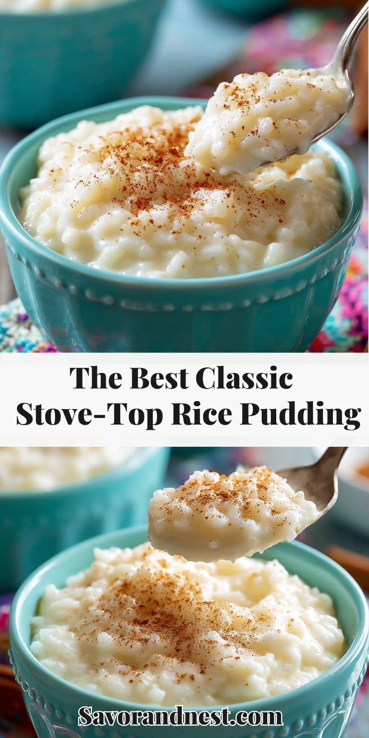 The Best Classic Stove-Top Rice Pudding – savorandnest.com