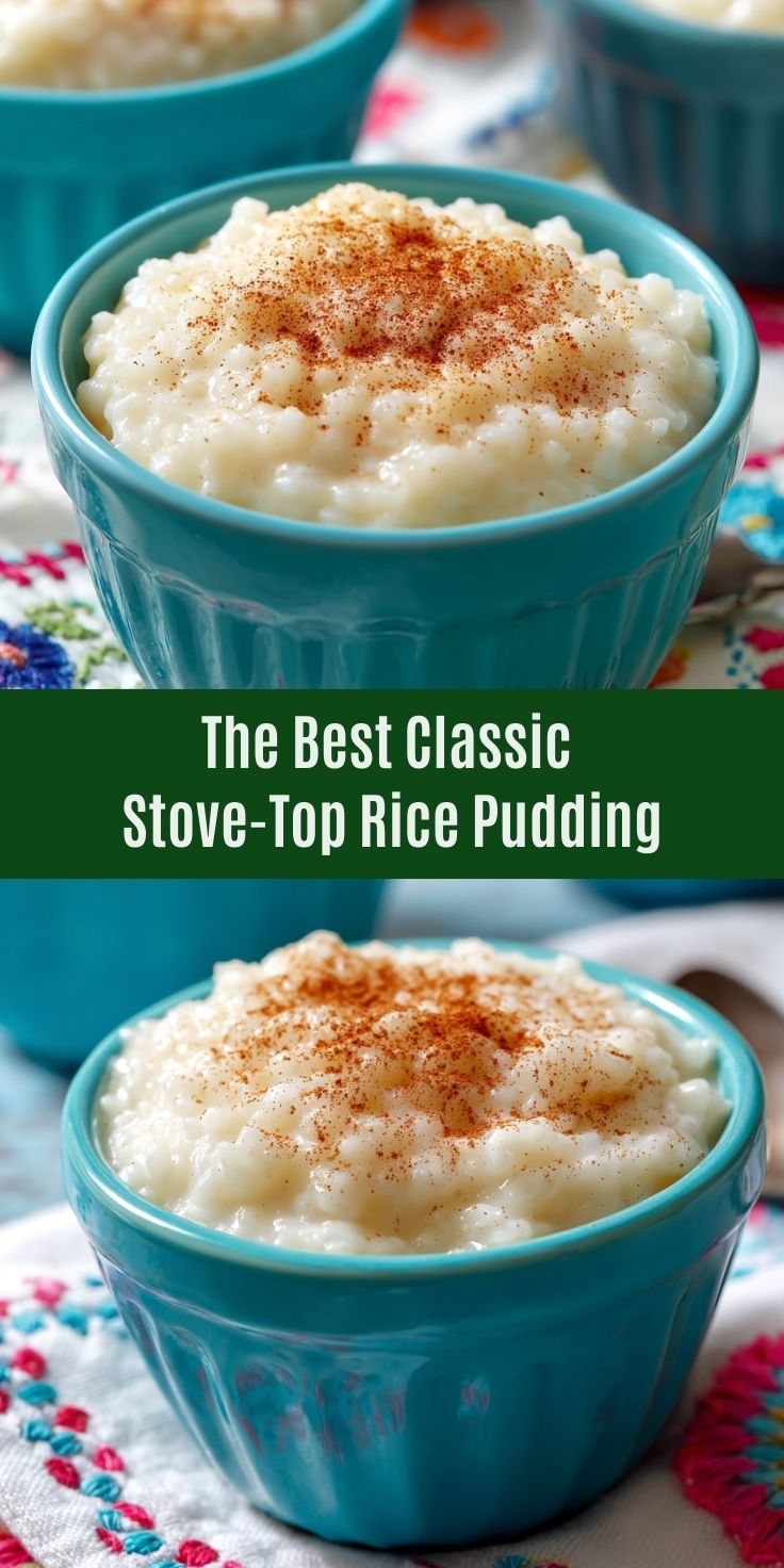 Toasted Rice Pudding The Best Classic Stove-Top Rice Pudding – savorandnest.com