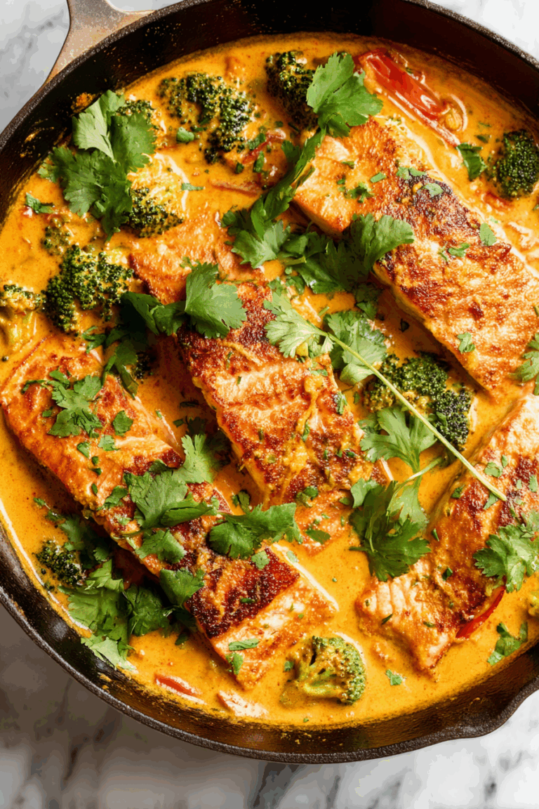 The Best Salmon Coconut Curry 1
