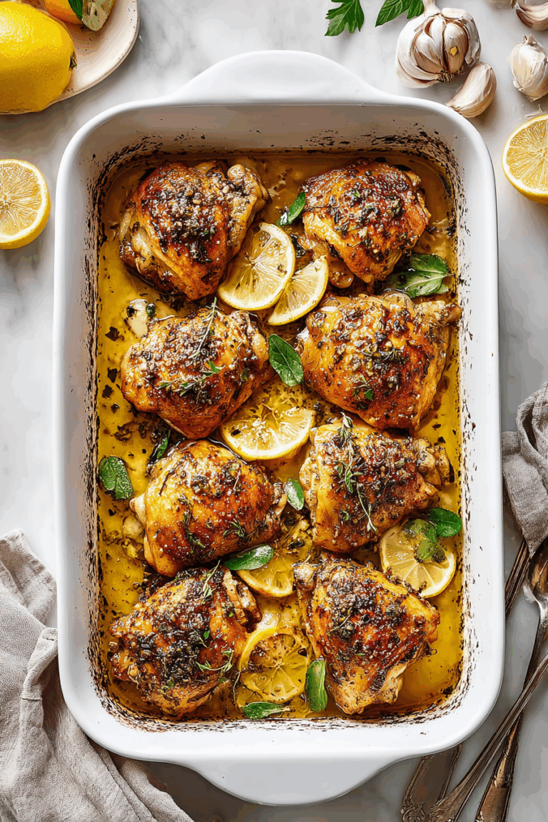 The Perfect Greek Lemon Chicken Thighs Recipe 4