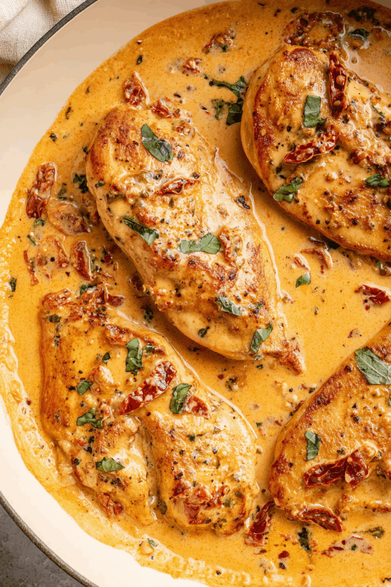 The Perfect Sun-Dried Tomato Cream Sauce Chicken 2