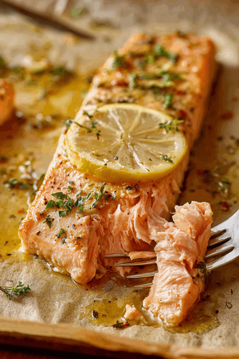 The perfect Oven-Baked Salmon with Lemon Dijon Glaze 1