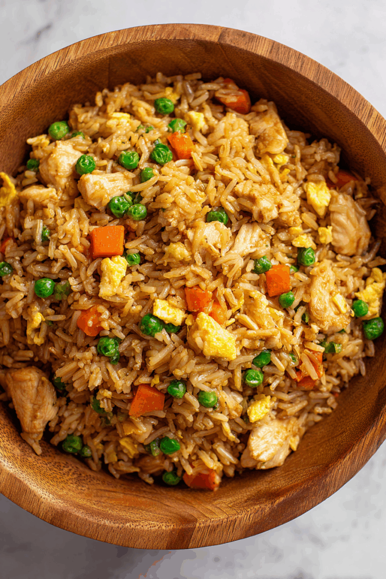 Easy Instant Pot Chicken Fried Rice 6