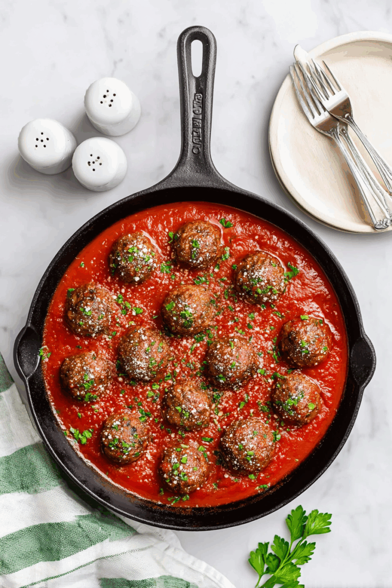 Easy Oven-Baked Italian Meatballs 2