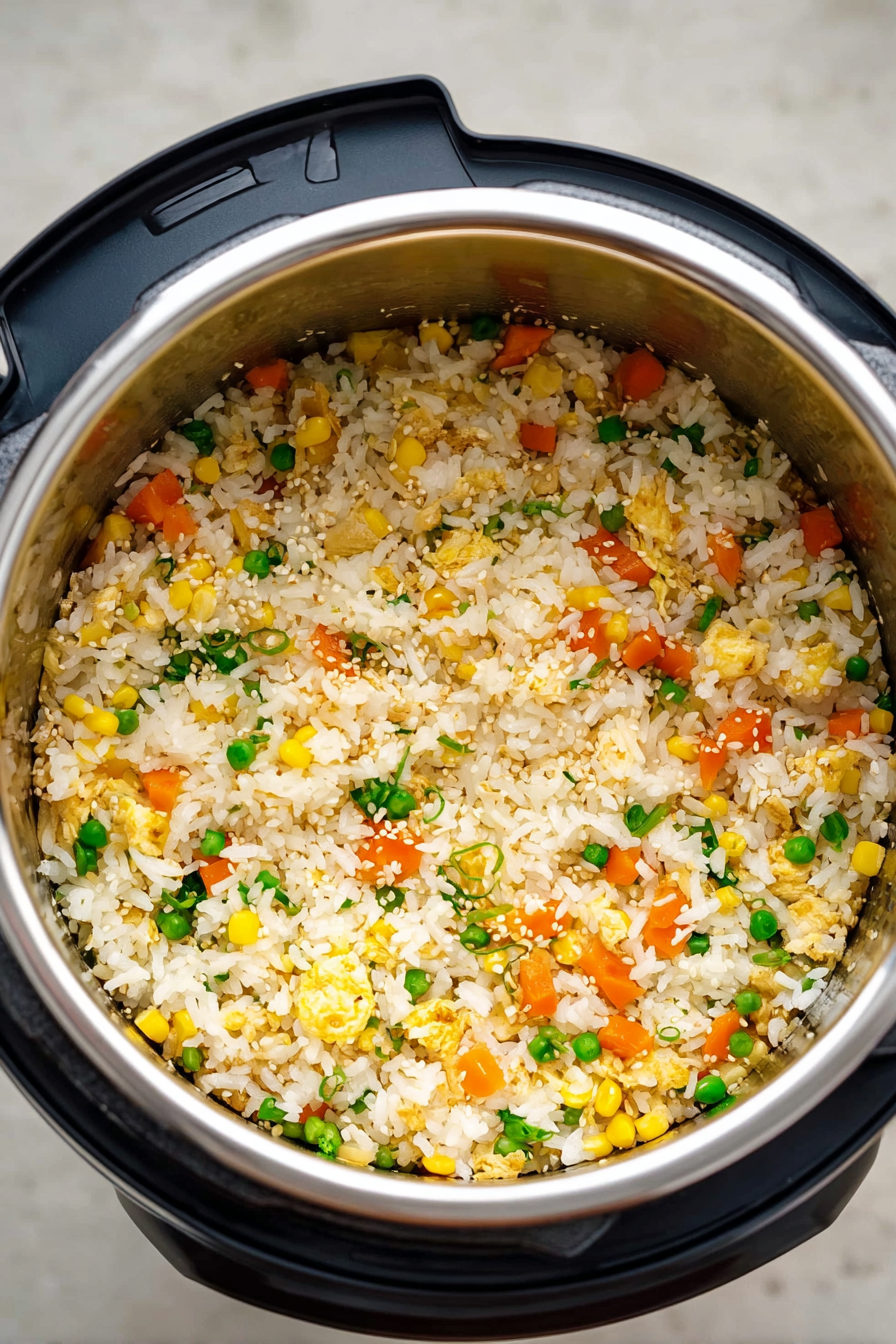 The Best Instant Pot Hibachi-Style Fried Rice 5