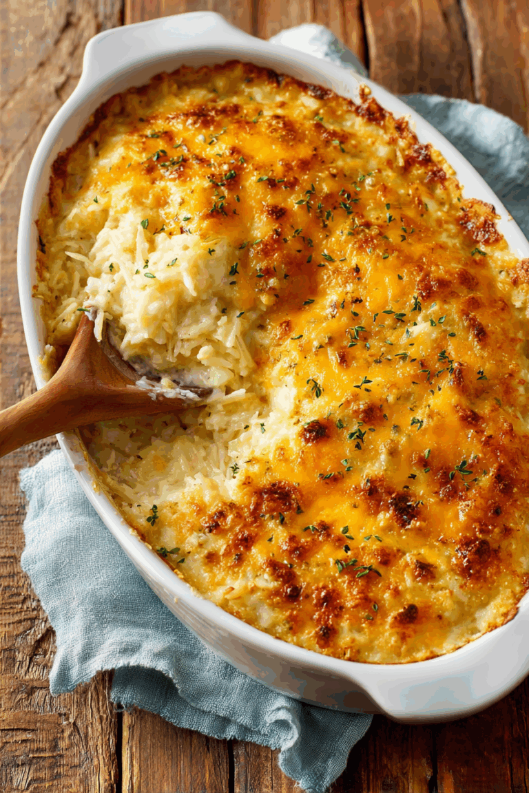 Creamy Cheesy Hash Brown Casserole 1