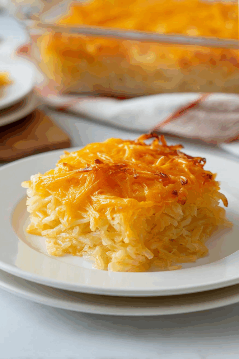 Creamy Hash Brown & Cheddar Bake (Cracker Barrel–Style) 1