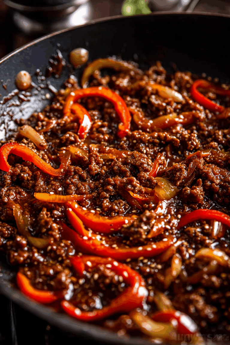 Easy Quick Gochujang Beef Rice Bowls 6