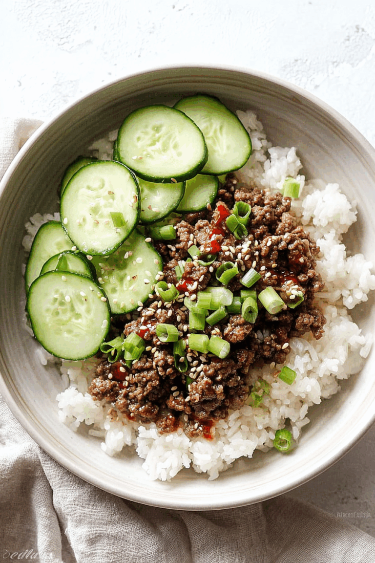 Fast Delicious Korean Beef Rice Bowl 1