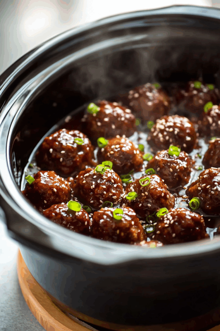 Slow Cooker Asian-Style Meatballs 7