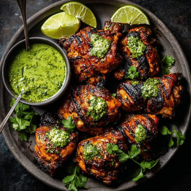 How To Make Peruvian-Style Chicken with Creamy Green Sauce 4
