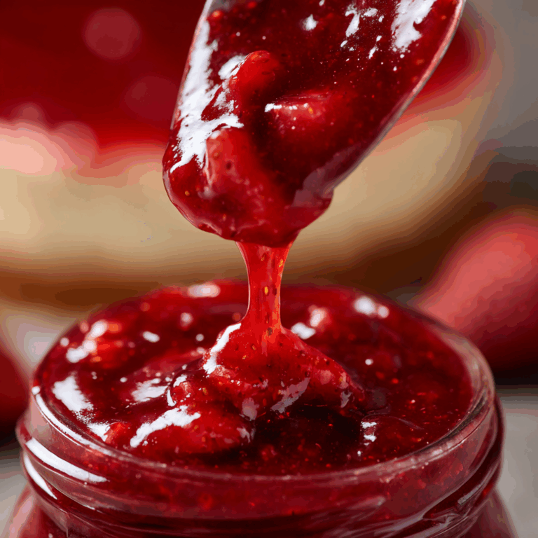 Simple 3-Ingredients Strawberry Sauce Recipe 4