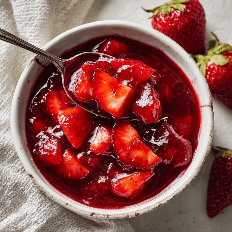 Simple Strawberry Sauce Recipe (Made from Scratch) 8