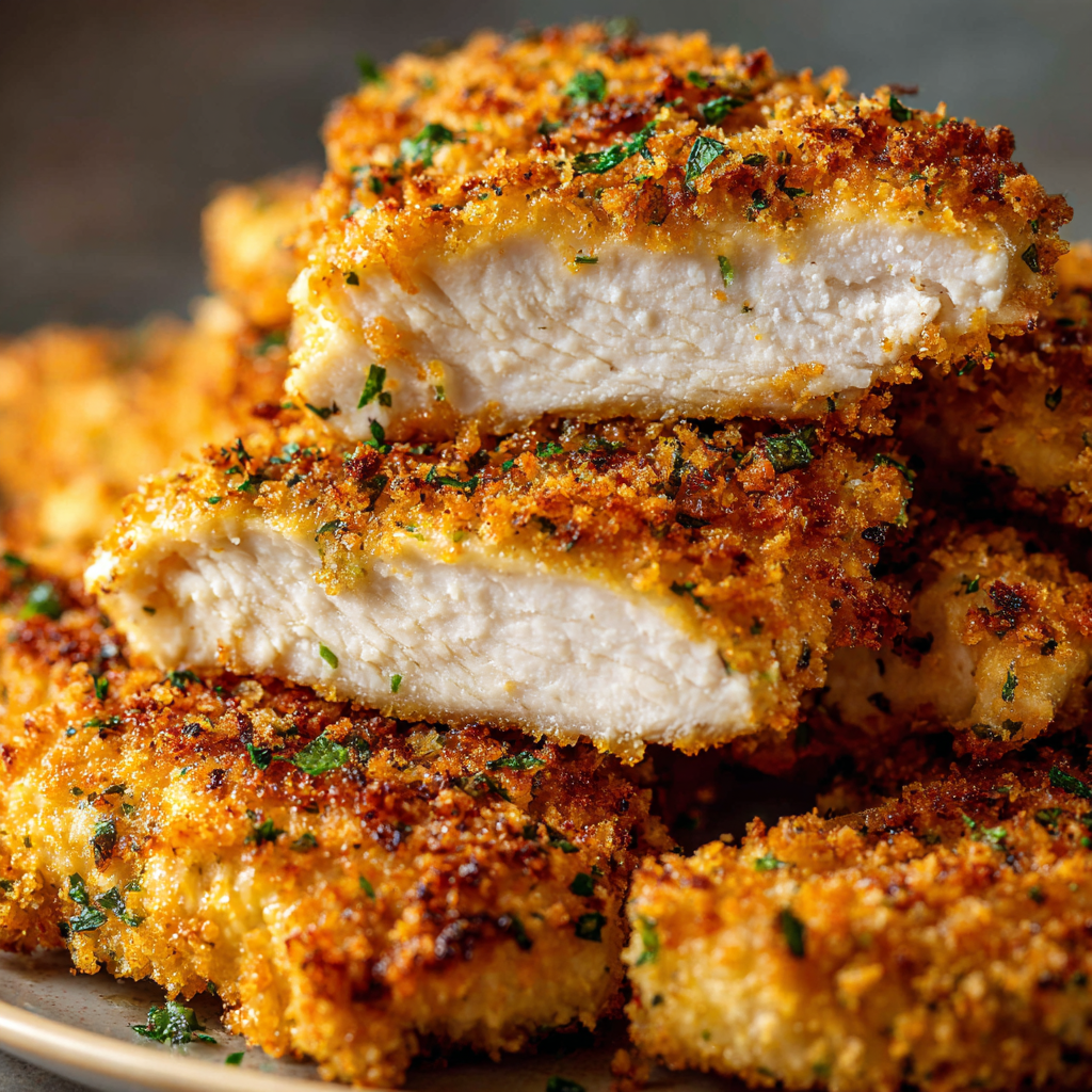 The Best Crispy Oven-Baked Parmesan Chicken 1