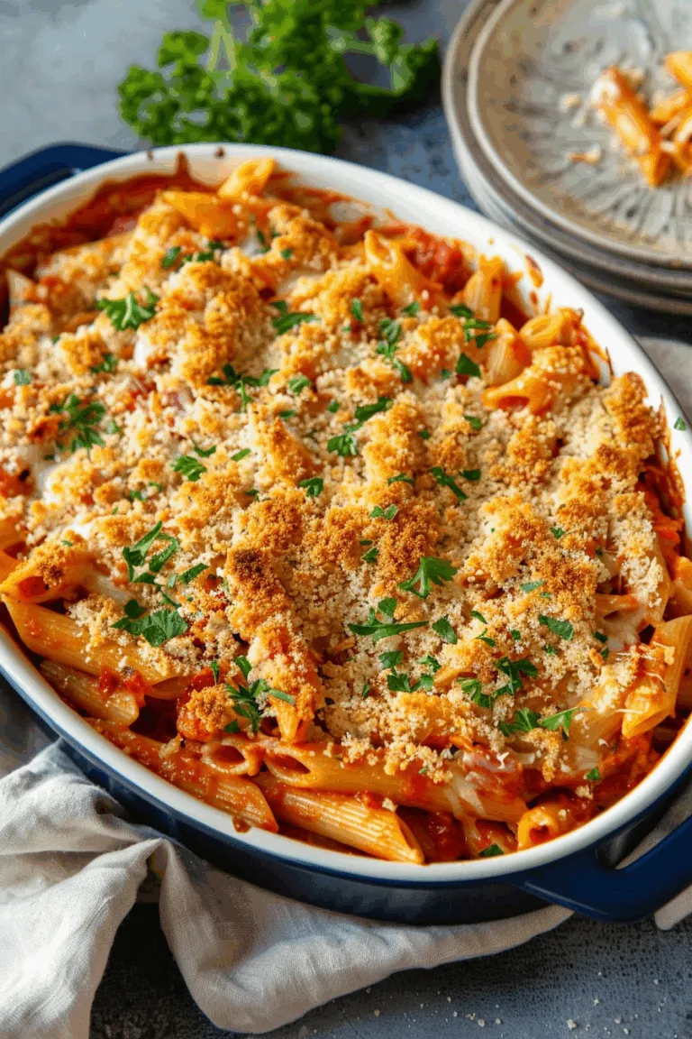 Chicken Parmesan Casserole Lazy Weeknight Dinner 8