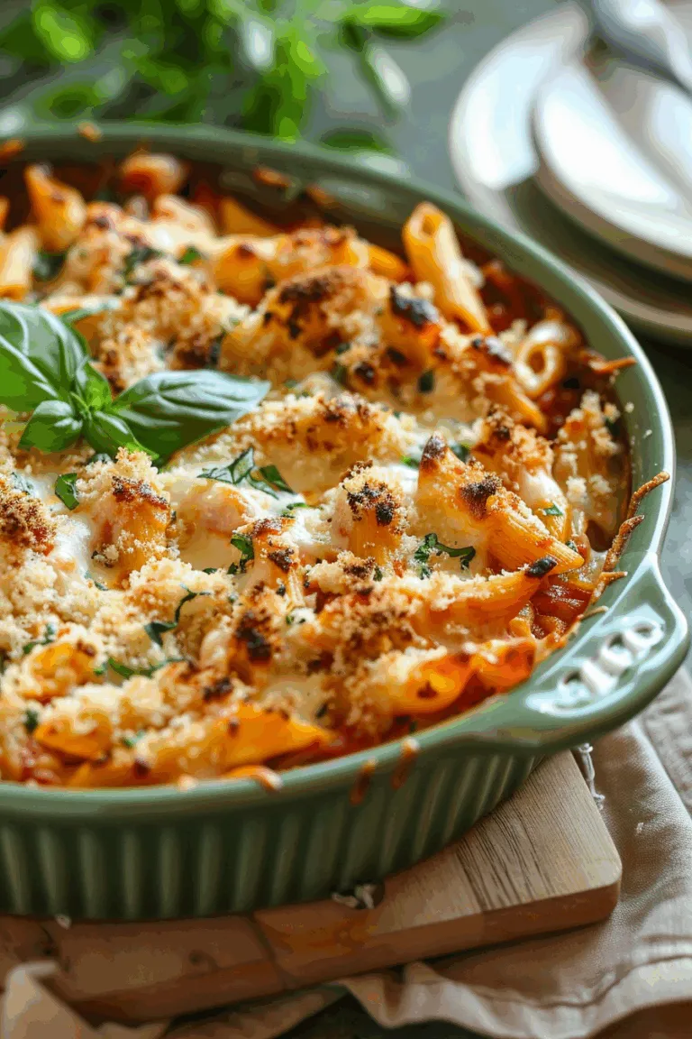 Dump-and-Bake Chicken Parmesan Casserole, Easy Weeknight Dinner 2