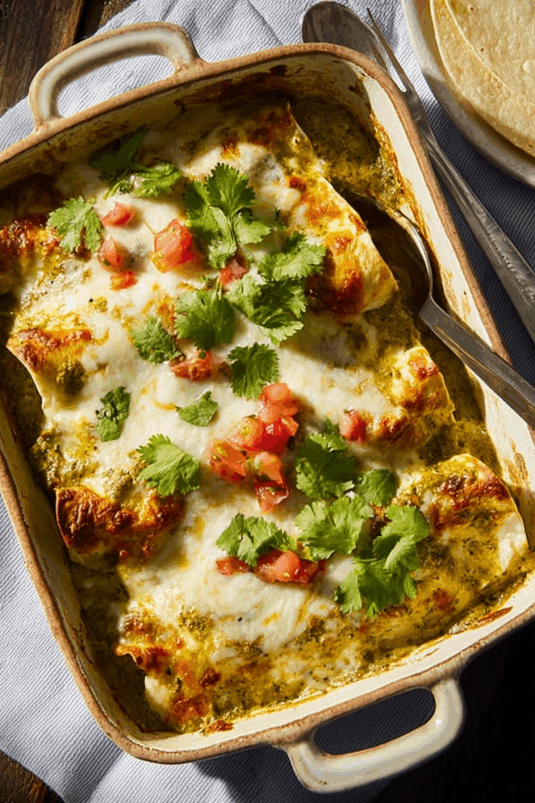 Green Chile Chicken Enchiladas — One Skillet, One Sauce, 40 Minutes 2