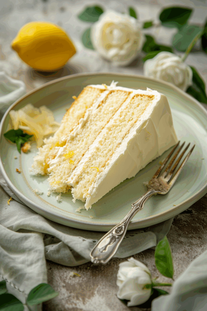 Ultra Moist Fluffy Lemon Layer Cake with Cream Cheese Frosting ...