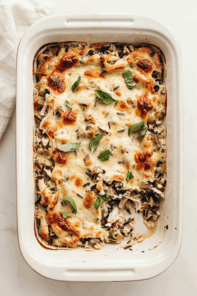 Chicken Wild Rice Casserole Easy Enough for a Tuesday Night 1