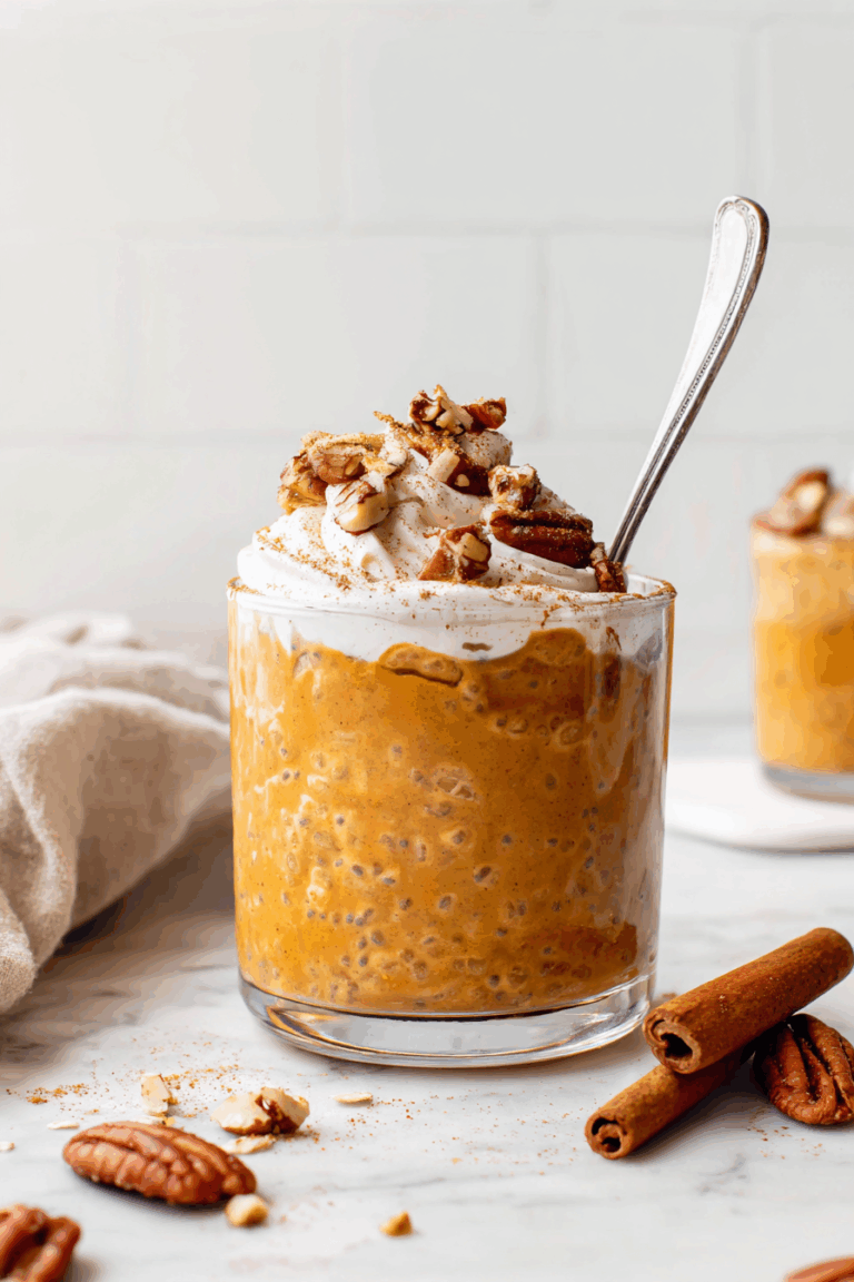 5 Minutes Pumpkin Pie Overnight Oats r