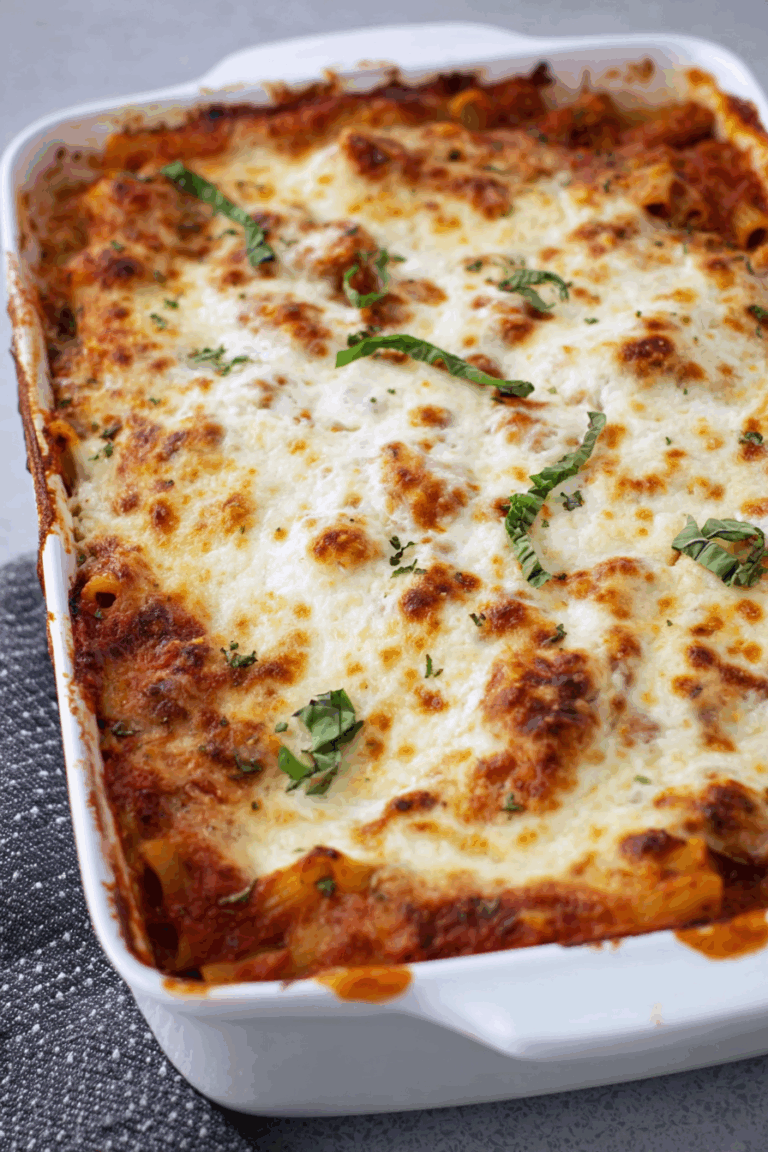 Baked Ziti with Italian Sausage 1