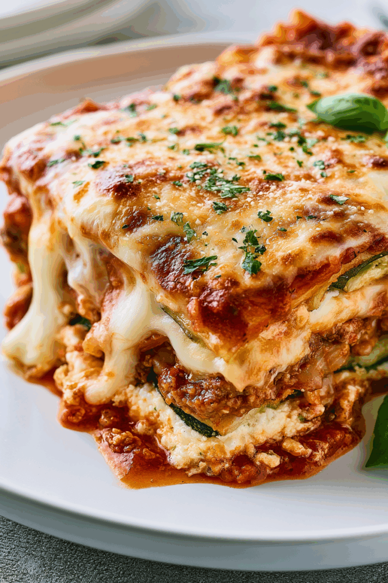 Cheesy Zucchini Lasagna 10