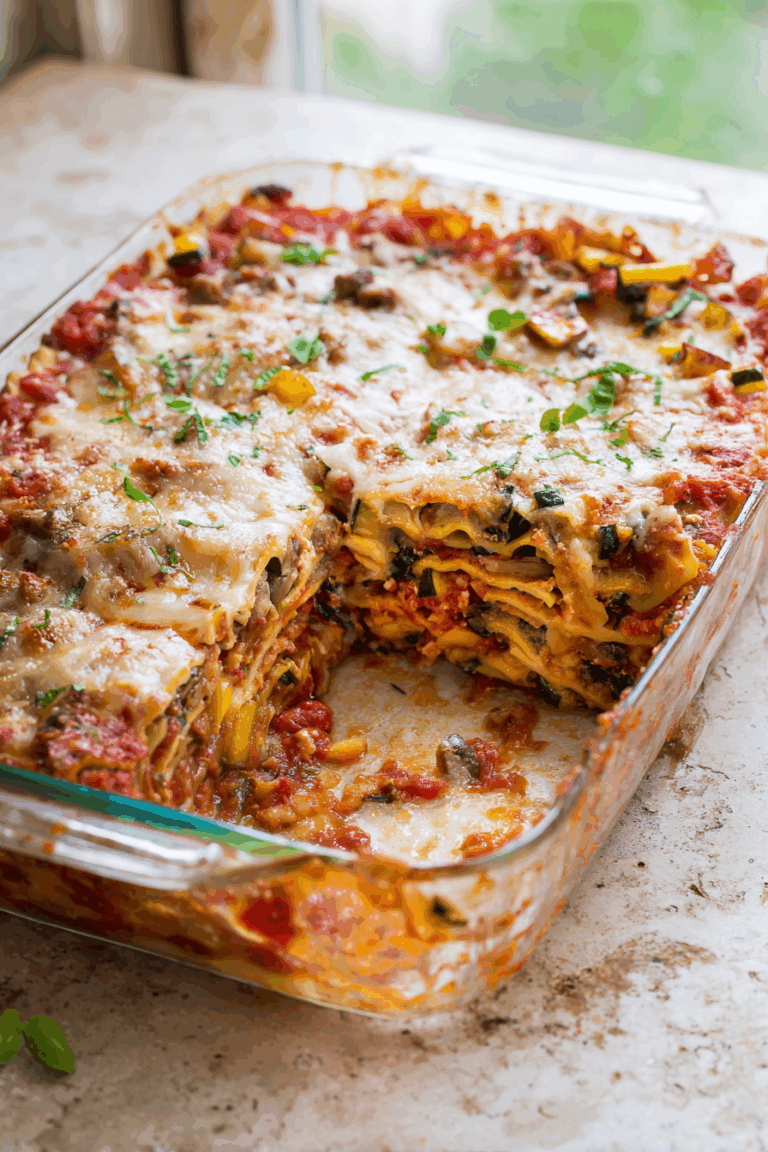 Creamy Cheesy Vegetable Lasagna 5