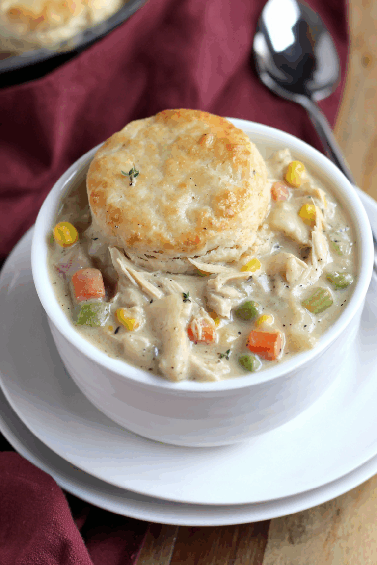 Crock Pot Chicken Pot Pie Soup 5