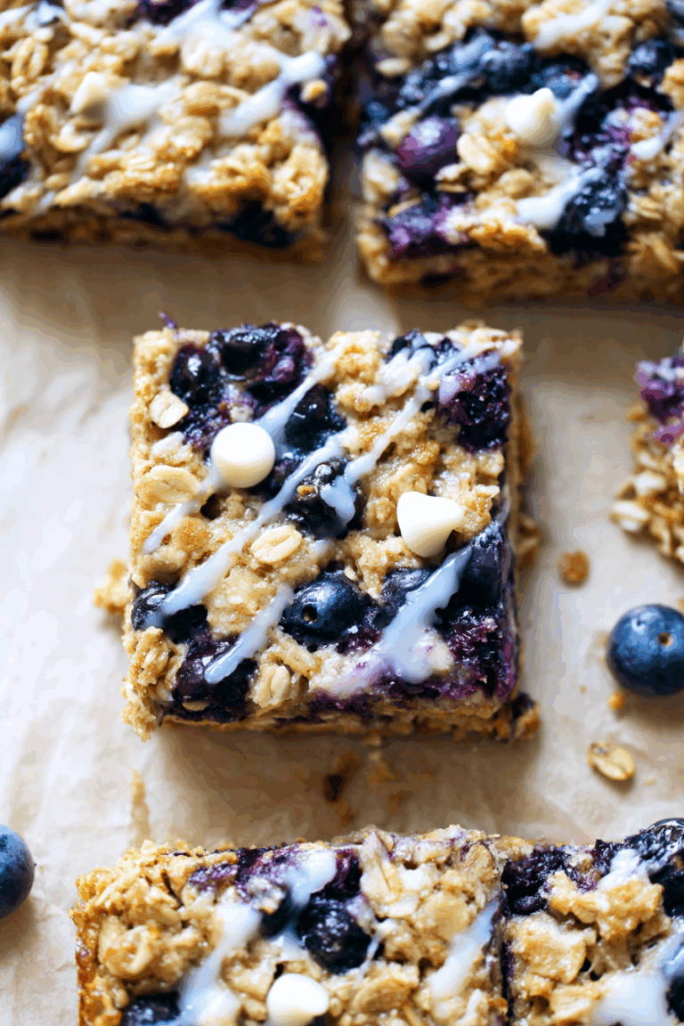 Easy Blueberry Baked Oatmeal 6
