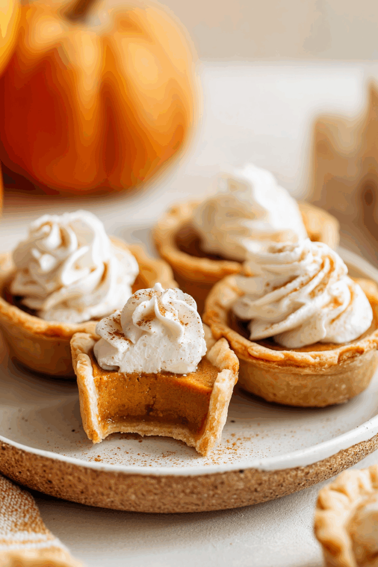 Mini Pumpkin Pies 3