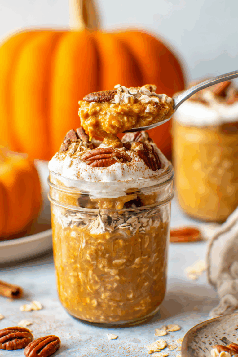 Pumpkin Chia Overnight Oats 4