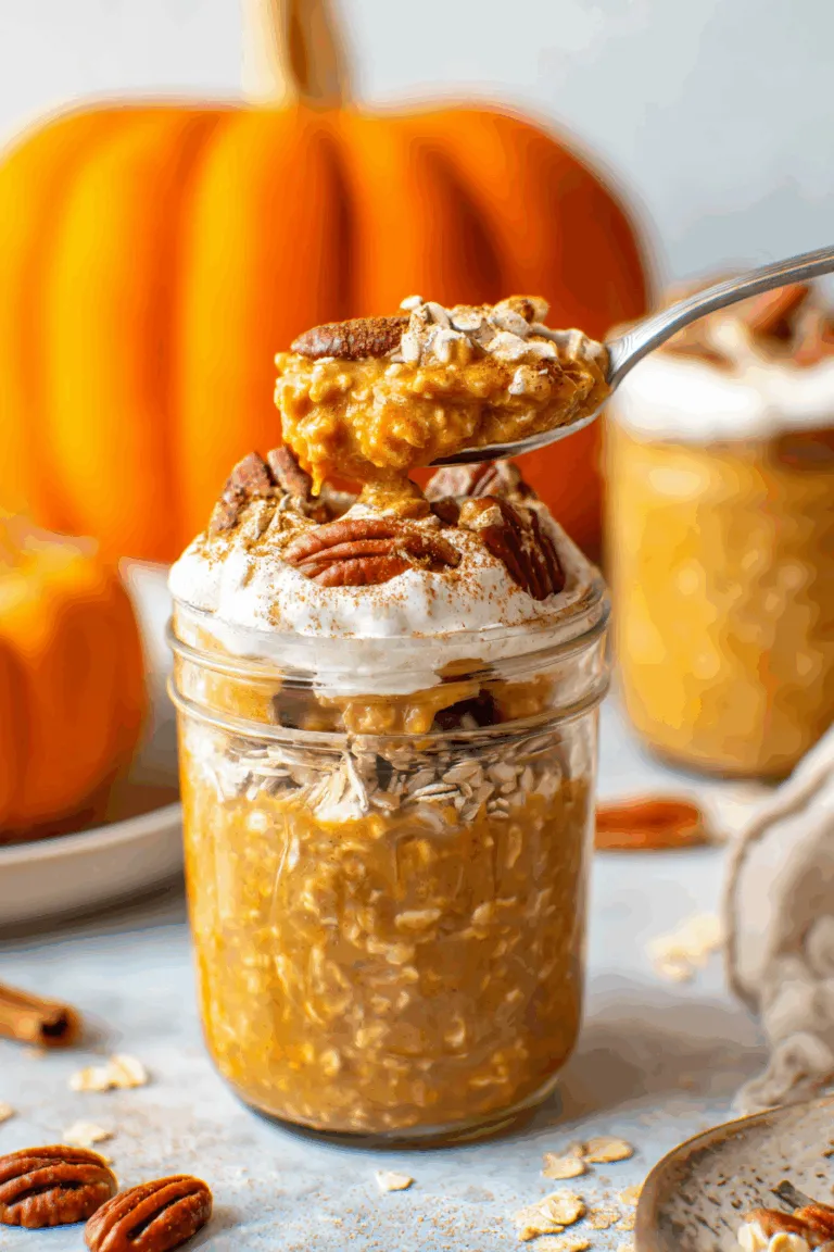 Pumpkin Chia Overnight Oats 4